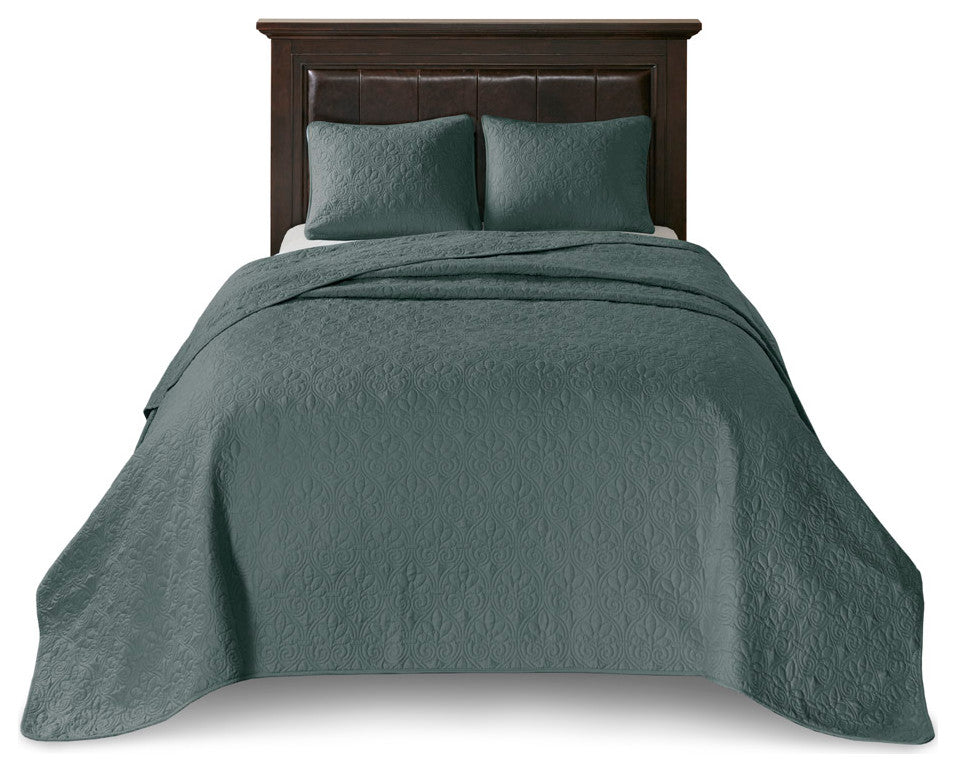 Madison Park Quebec 3 Piece Reversible Bedspread Set