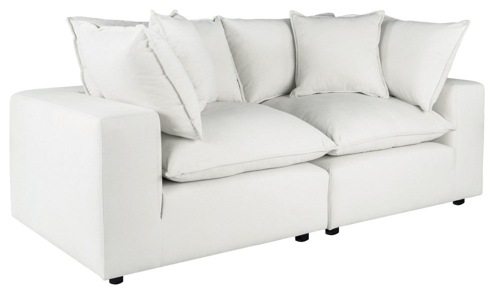 Cali Modular Loveseat, Pearl