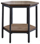 Ultimo Hexagon End Table