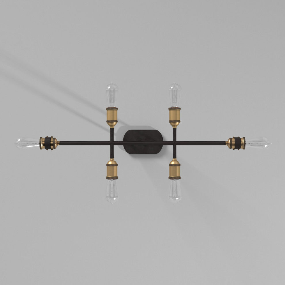 Miles 6-Light Chandelier, Vintage Bronze