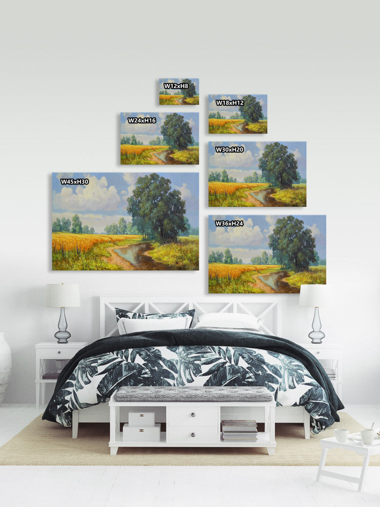 "Poetry of the Earth" Painting Print on Wrapped Canvas, 18x12