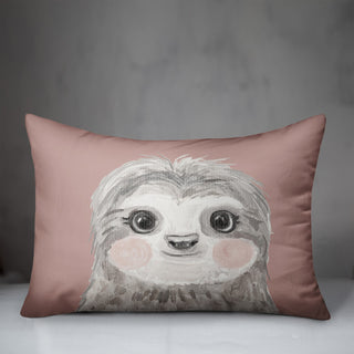Baby Sloth 20 x 14 Spun Poly Pillow