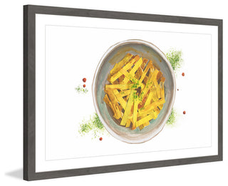 "French Fries" Framed Painting Print, 18"x12"