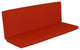 Full Bench Cushion, Red, 5 Foot