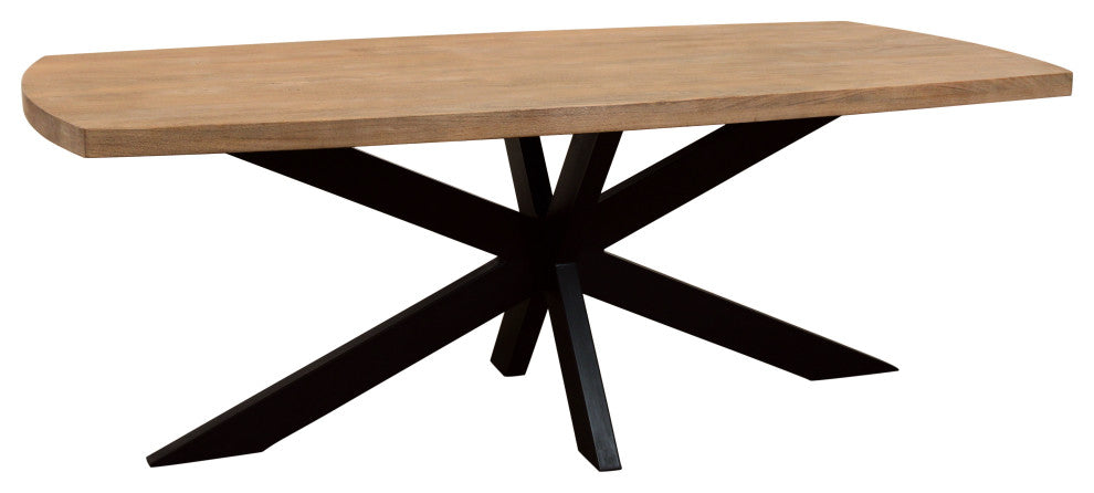 Logan 82" Dining Table in Natural Finish