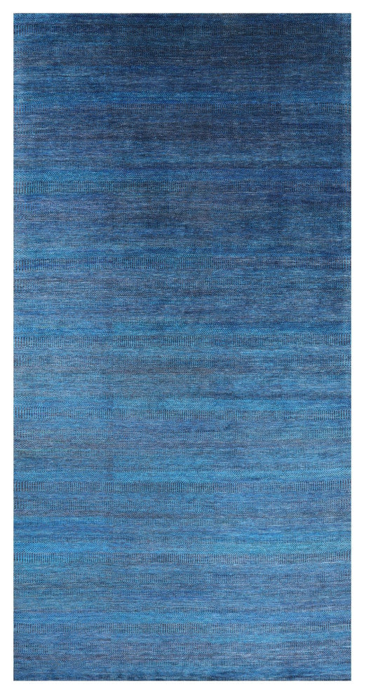 Wool and Silk Super Savannah Gabbeh Hand Knotted Rug 9' 0" X 17' 10"- Q6081