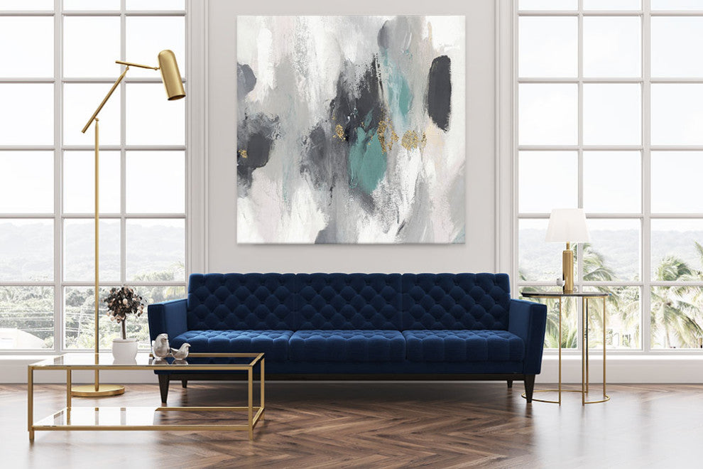 "Gray Days I" Fine Art Giant Canvas Print, 54"x54"