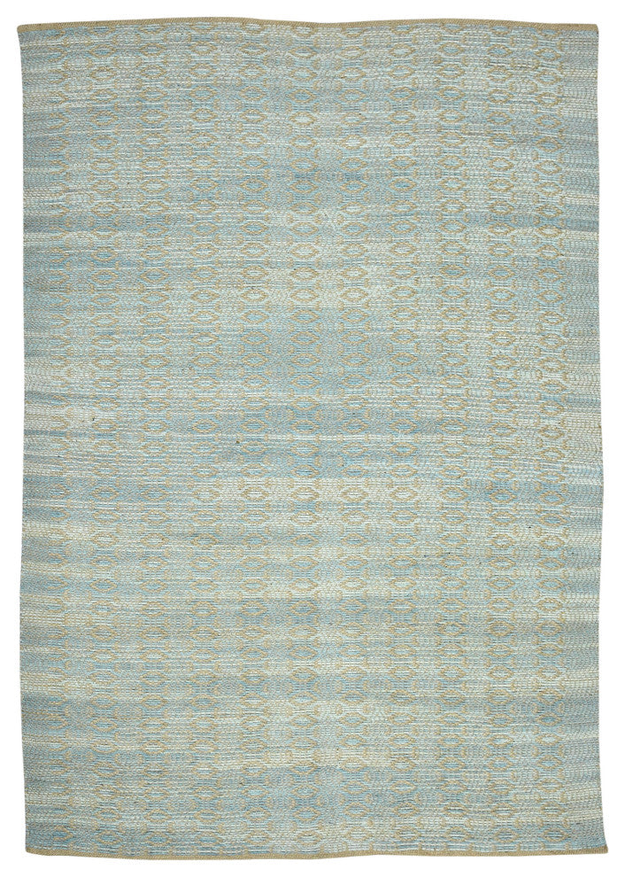 Zola Parquet Area Rug, Light Blue, 5' x 8', Geometric