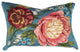 Marina Secret Garden Indoor/Outdoor Pillow Aqua 12"x18"