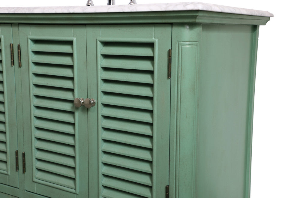 Home Living Single Bathroom Vanity, Vintage Mint, 48"