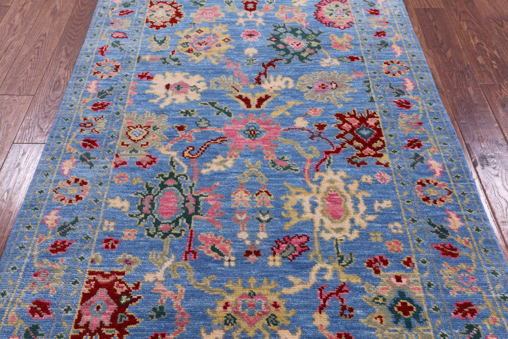4' 2" X 6' 5" Turkish Oushak Handmade Rug - Q15331