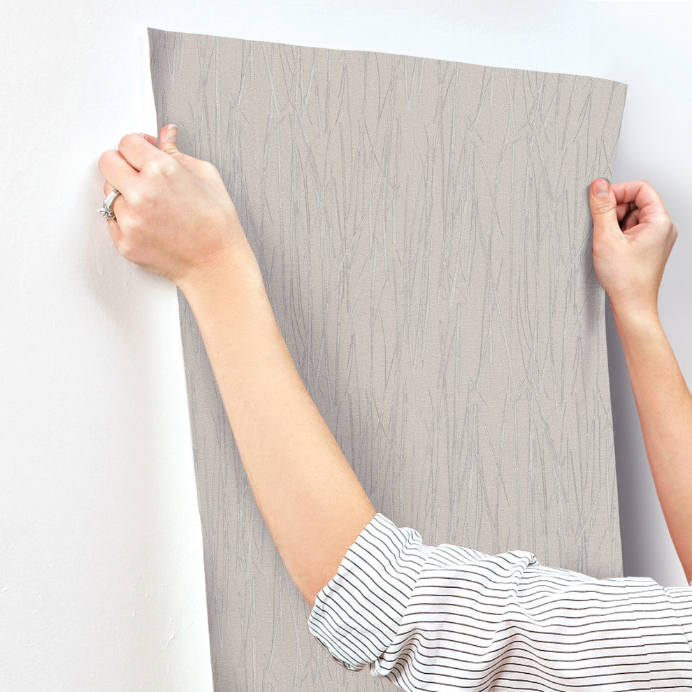 Piedmont Bamboo Wallpaper, Taupe