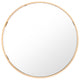 Minimal Gold Oval Mirror