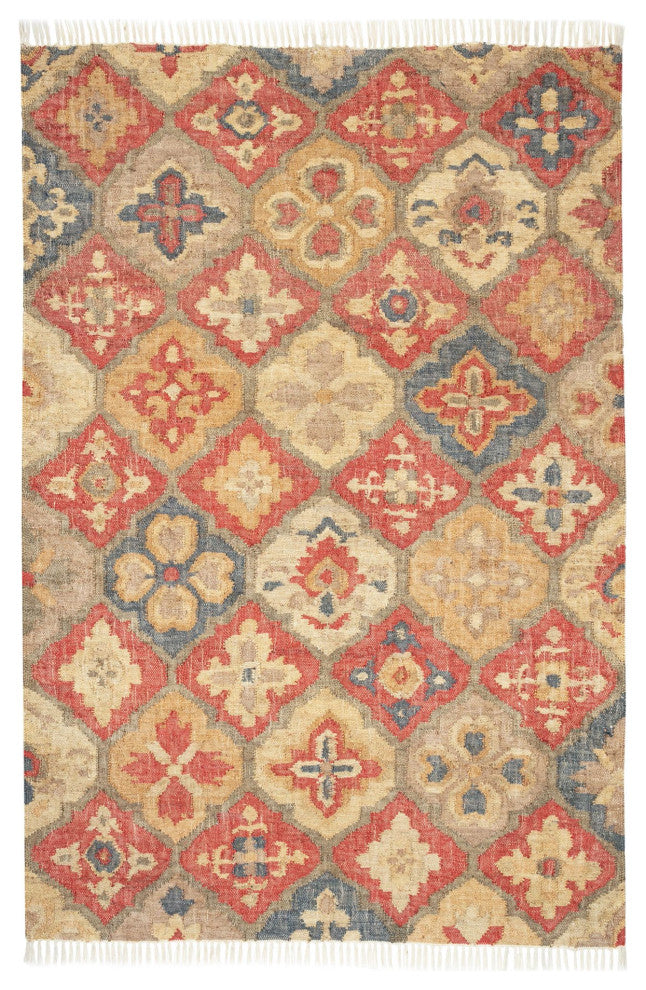 Dash & Albert Pali Multi Handwoven Jute Rug, Multi, 8' x 10'