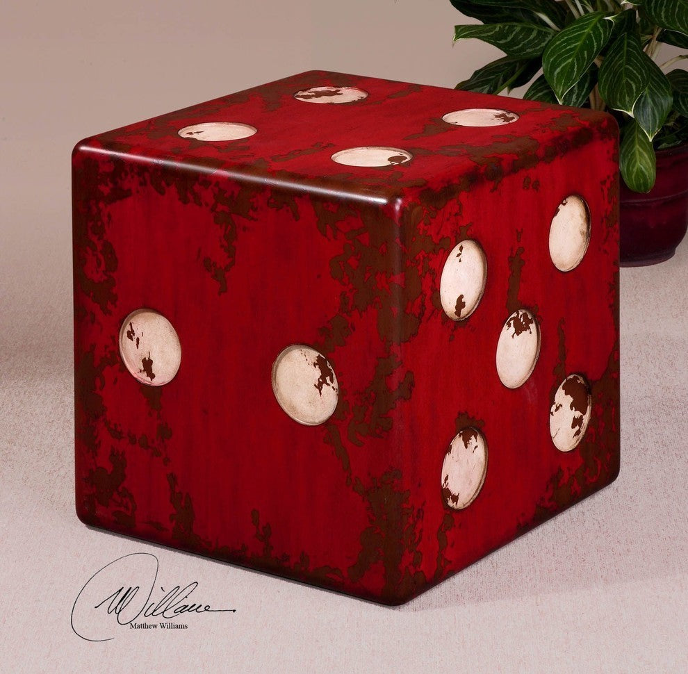 Dice Accent Cube Table