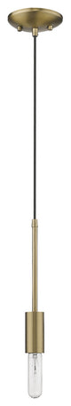 Dull Gold Mini Pendant Hanging Light