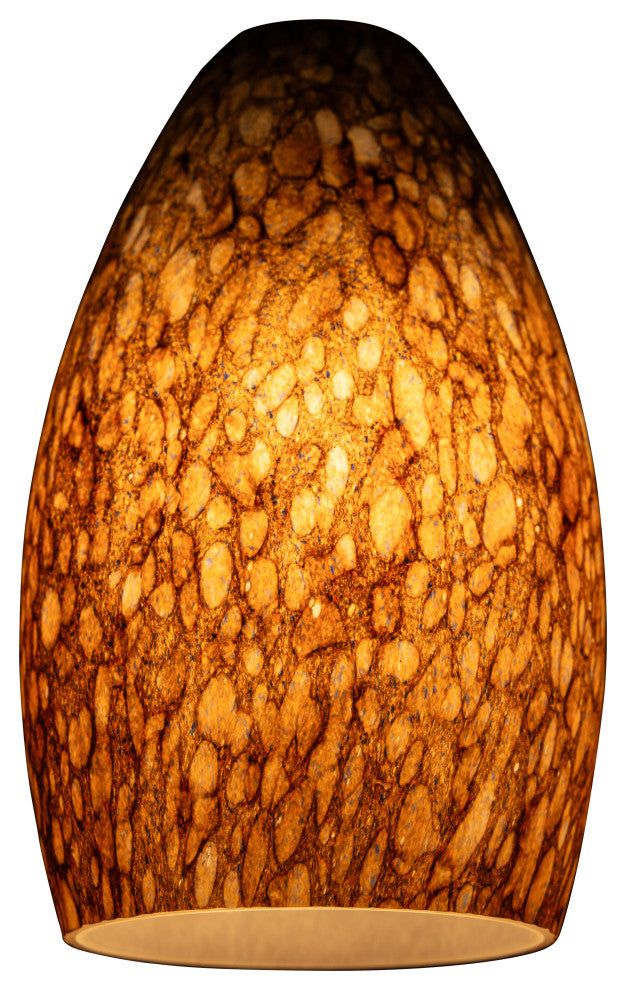 Inari Silk Champagne Pendant Glass Shade