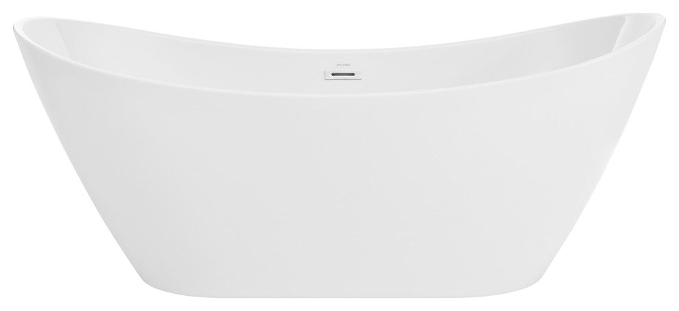 Ivy 60" Double Slipper Freestanding Bathtub