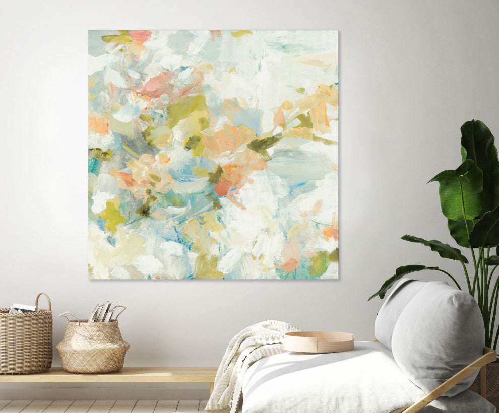 Rhythm & Flow V1 - 54 x 54 by Lisa Ridgers