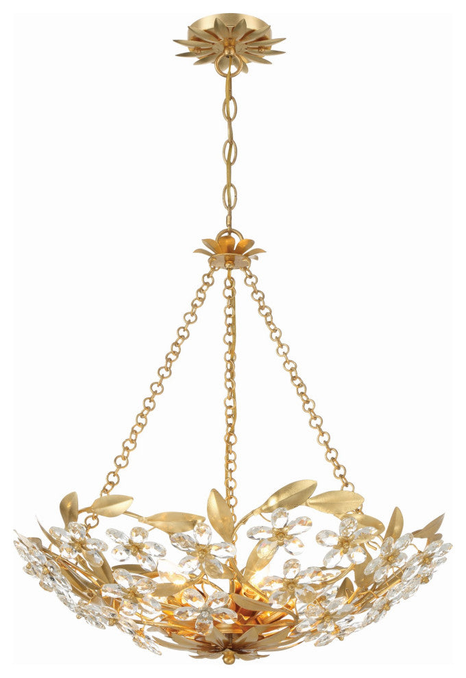 Crystorama Lighting Group MSL-306 Marselle 6 Light 24"W Taper - Matte White