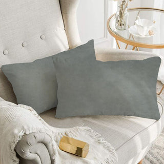 A1HC Throw Pillow Insert, Down Alternative Fill, Single, Dove Grey, 12"x20"