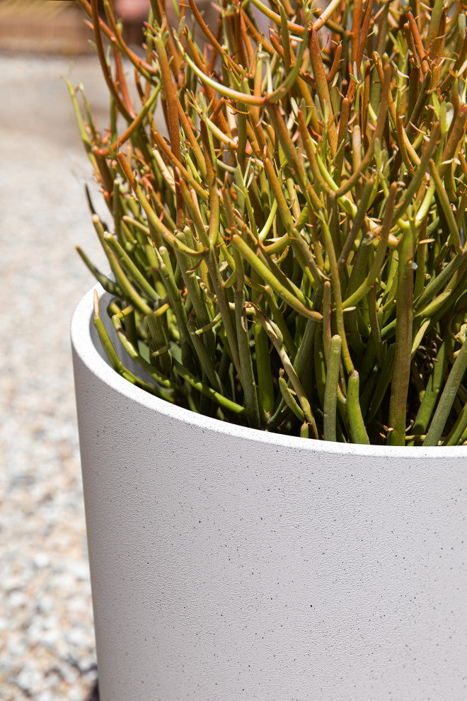 Pure Series Kona Planter, White, 10", 2 Pack
