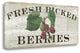 "Farm Fresh Raspberries" By Sue Schlabach, Giclee Print on Gallery Wrap Canvas