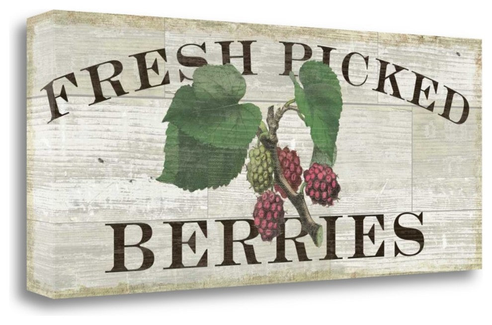 "Farm Fresh Raspberries" By Sue Schlabach, Giclee Print on Gallery Wrap Canvas