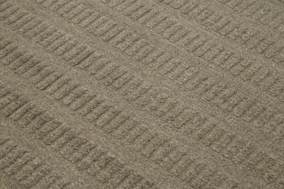 Rug N Carpet - Handmade Modern Design 8' 1'' x 10' 0'' Wool Unique Kilim Rug