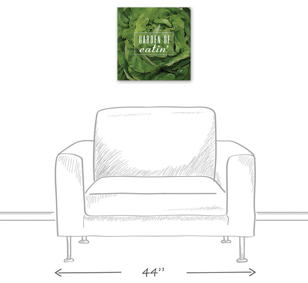 Garden of Eating 16"x16" Print on Canvas