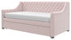 Diamond Tufted Upholstered Design Daybed and Trundle Set