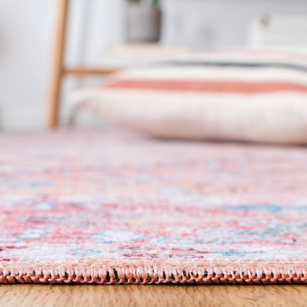 Safavieh Serapi Sep515B Vintage and Distressed Rug, Beige and Pink, 8'0"x10'0"