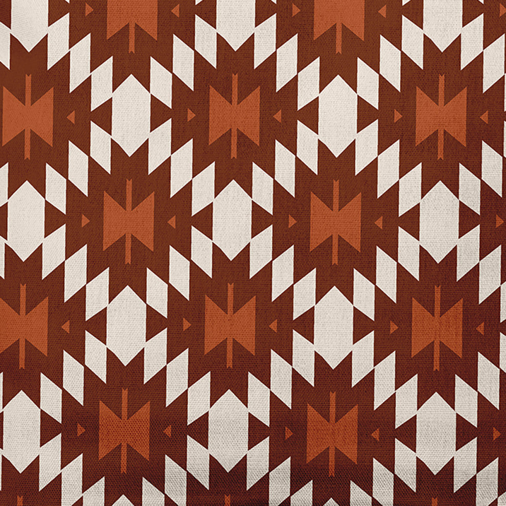 20" x 20" Geo Craze Decorative Throw Pillow, Oak