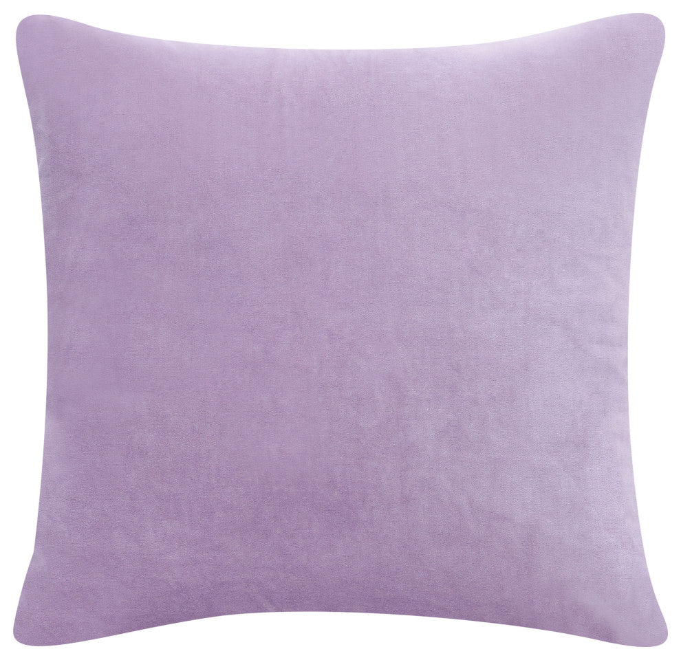 Stacy Garcia Lilac Velvet Handmade Throw Pillow