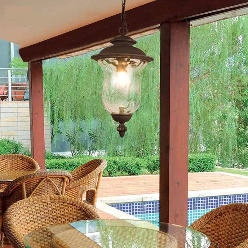 Outdoor Aluminum Waterproof Lamp in a Nordic Style for Courtyard
