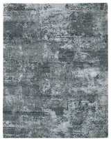 Amer Rugs Serena SER-12 Charcoal Gray Hand-knotted - 10'x14' Rectangle Area Rug