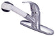 Kingston Brass Single-Handle Pull-Out Kitchen Faucet, Polished Chrome