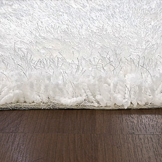 Forte 88601-100 Area Rug, White, 3'x5'