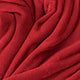 Bare Home Microplush Fleece Blanket, Red, Throw/Travel