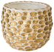 Bubbles Planter, Brass, White, Large