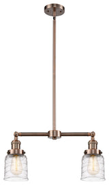 Bell Island Light, Antique Copper, Deco Swirl