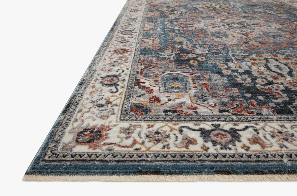 Samra SAM-04 Slate/Multi 2'3"x3'10" Area Rug