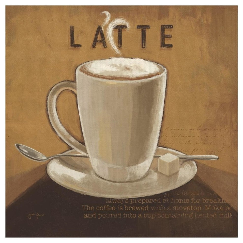 "Coffee and Co IV" Digital Paper Print by Janelle Penner, 20"x20"