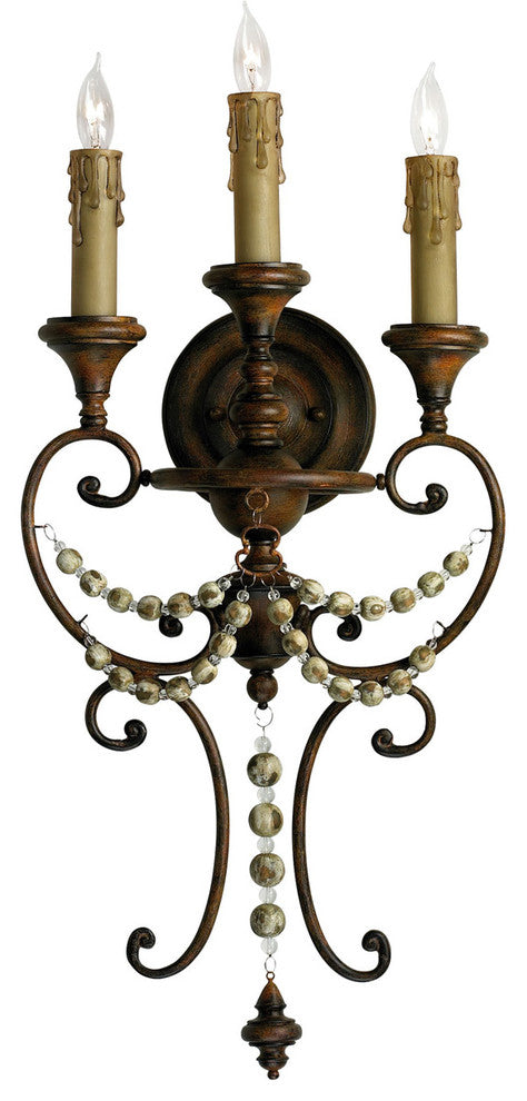 Cyan Design 03009 Meriel Three Light Wall Bracket