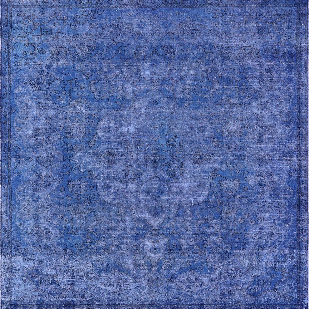 Ahgly Company Indoor Square Mid-Century Modern Area Rugs, 3' Square