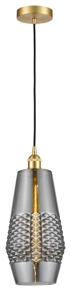 Innovations 616-1P-SG-G683-7-LED 1-Light Mini Pendant, Satin Gold
