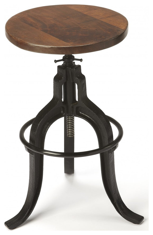Iron Revolving Bar Stool