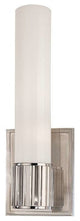 Fulton, One Light Wall Sconce, Satin Nickel Finish, Opal Matte Glass Shade