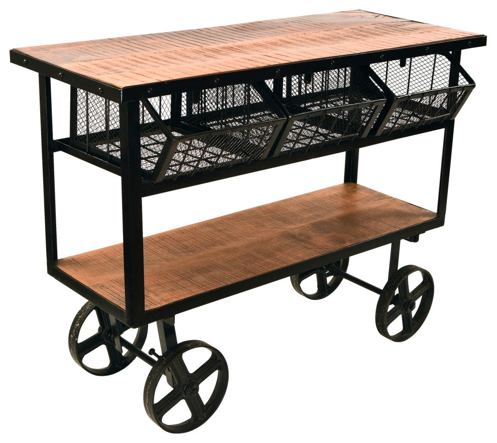 Mango Wood Cart