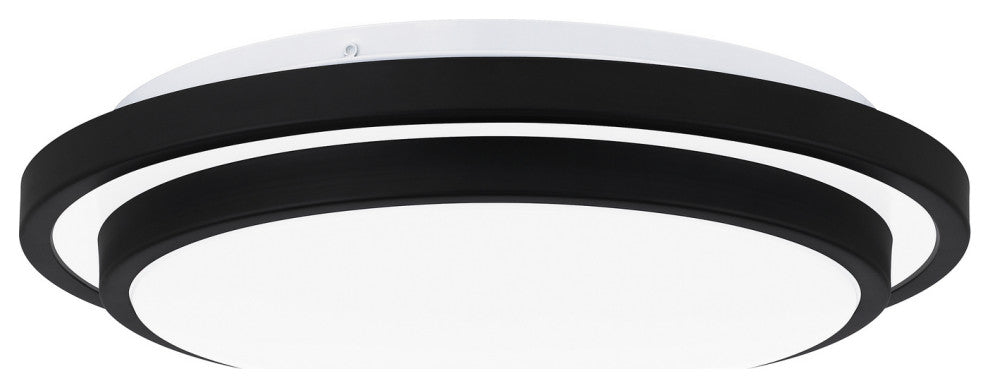 Quoizel IVG1614MBK LED Flush Mount, Irving